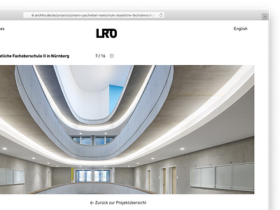 LRO project page architecture gallery stuttgart web website