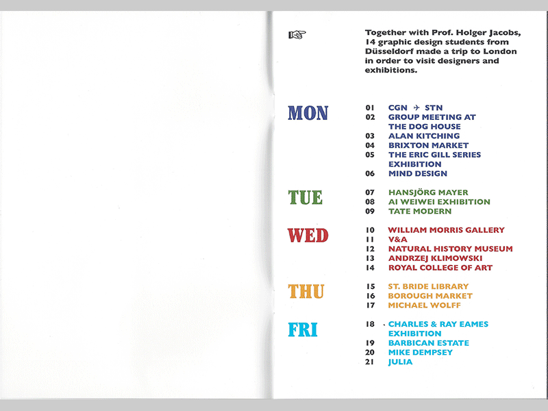 Documentation 4 booklet colorful graphic design london print design