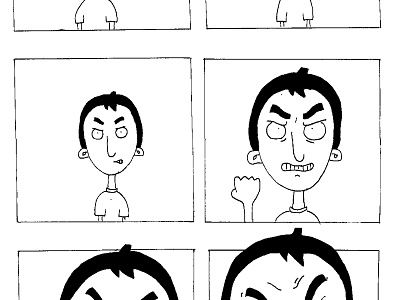 Anger anger cartoon character design comic drawing illustration