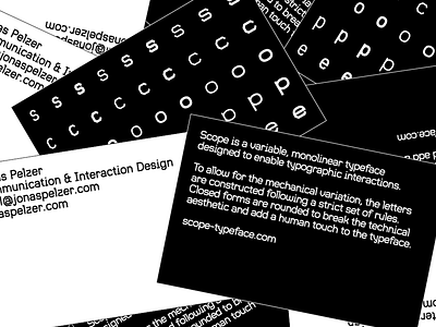 Cards business cards cards font print scope type design typeface typography