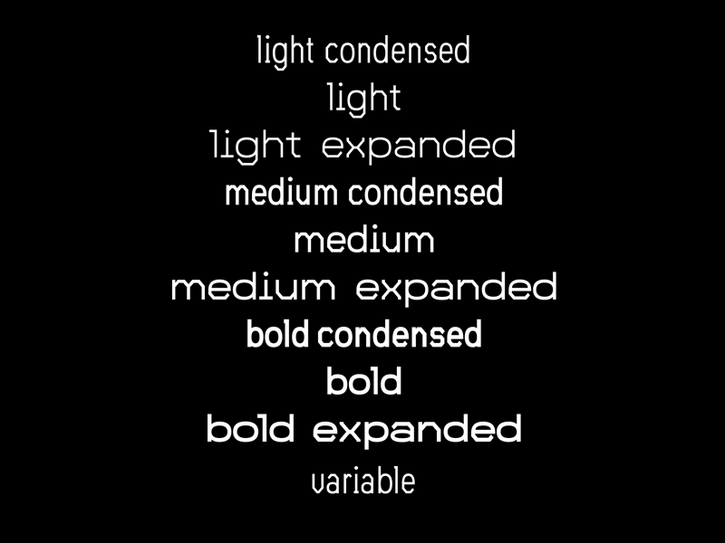 Scope Styles font interaction kinetic type scope type design typeface typography variable font variable type