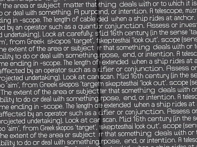 scope book editorial design print scope typography