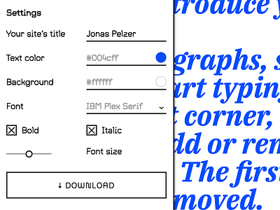 temper settings app design tool interface settings tool ui ux web web app