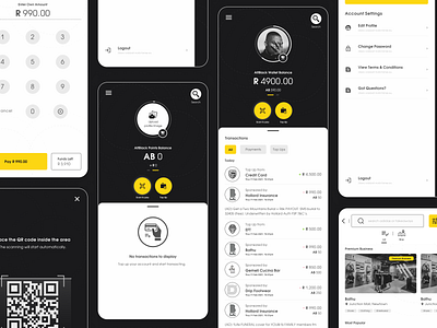 Payment application for Black owned businesses mobile mobile design mobile ui payment app payment method payments south africa transaction ui design