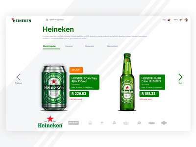 Heineken e-Commerce Dashboard alcohol dashboad dashboard design dashboard ui desktop dashboard e comerce e commerce design heineken
