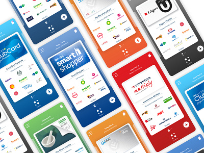 Loyalty Cards card design cards loyalty card loyalty program mobile design mobile ui mobile ui design south africa