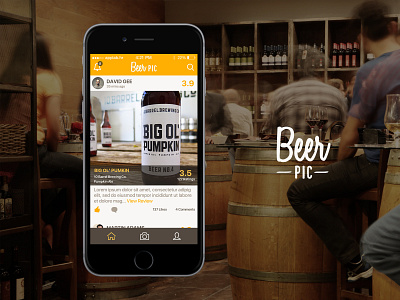 BeerPic app design beer brew brewery craft beer craft brewery ios iphone social social app