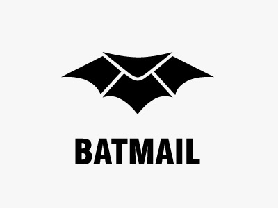 Batmail bat batman dark knight e mail envelope mail postal