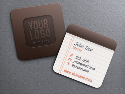 Notepad Iconic Business Card