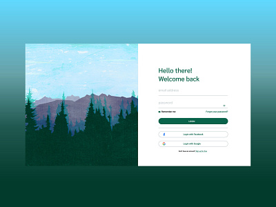 hello! design gradient illustration interface ui ux vector web webdesign