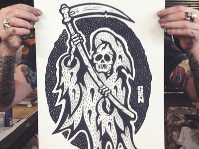 'Reaper' Screenprint