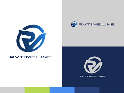 RV Timeline Brand branding design graphic design logo vector