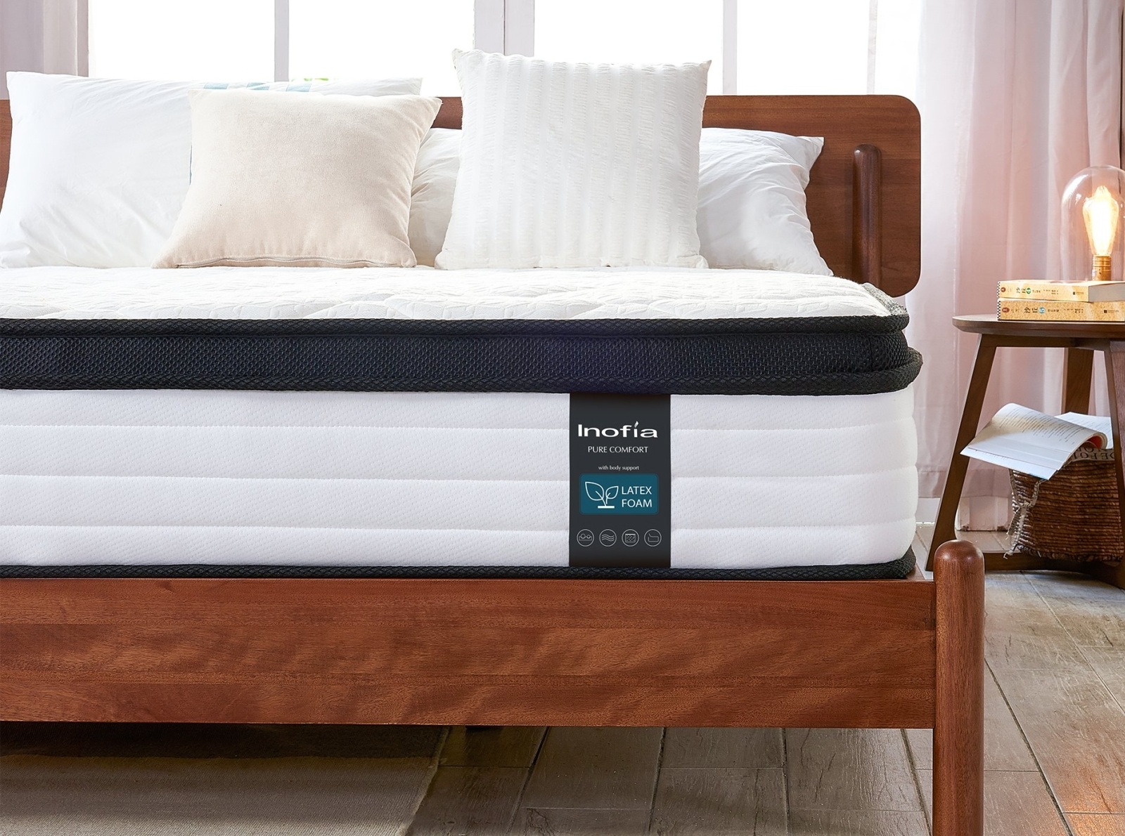 inofia double memory foam mattress 11.4 inch