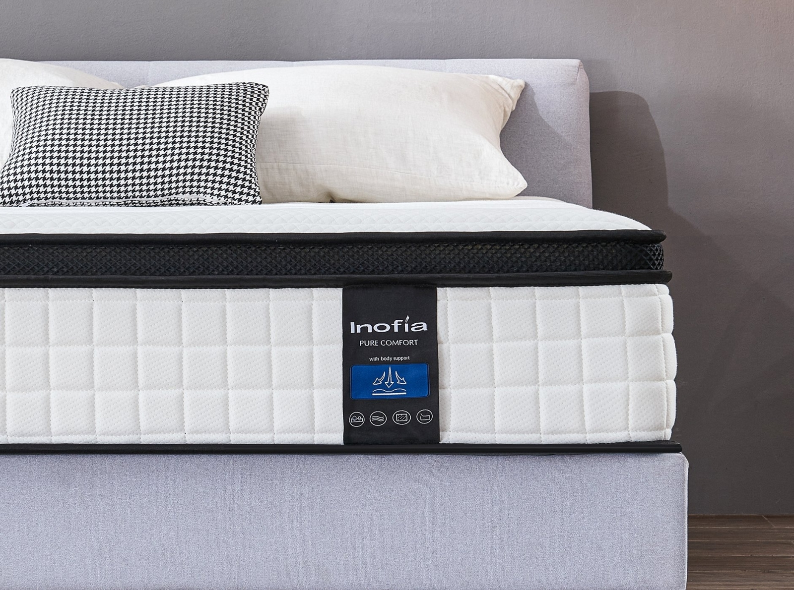 Inofia ELEGANT Double and King Size Mattresses with Memory Foam by