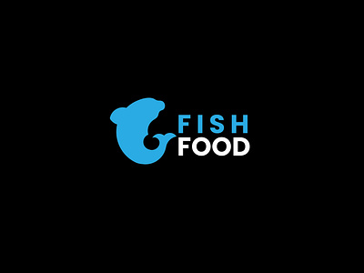 Fish food logo design