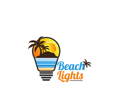 logo beach light adobe illustrator adobe photoshop branding design designer designlogo illustration logo logo design logobrand logodesign logotype vector