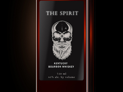 Whiskey Bottle Label Design
