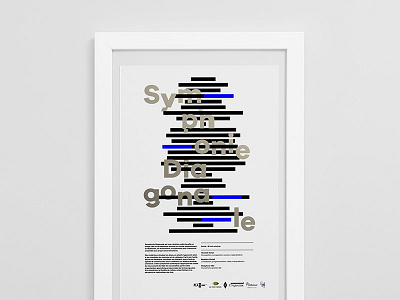 Symphonie Diagonale I poster print