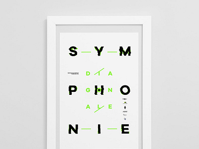 Symphonie Diagonale II poster print