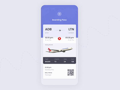 DailyUI 024: Boarding Pass