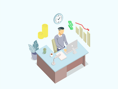 isometric business management character adobe illustrator business character business management bussines character character illustrator flat illustration illustraion illustration