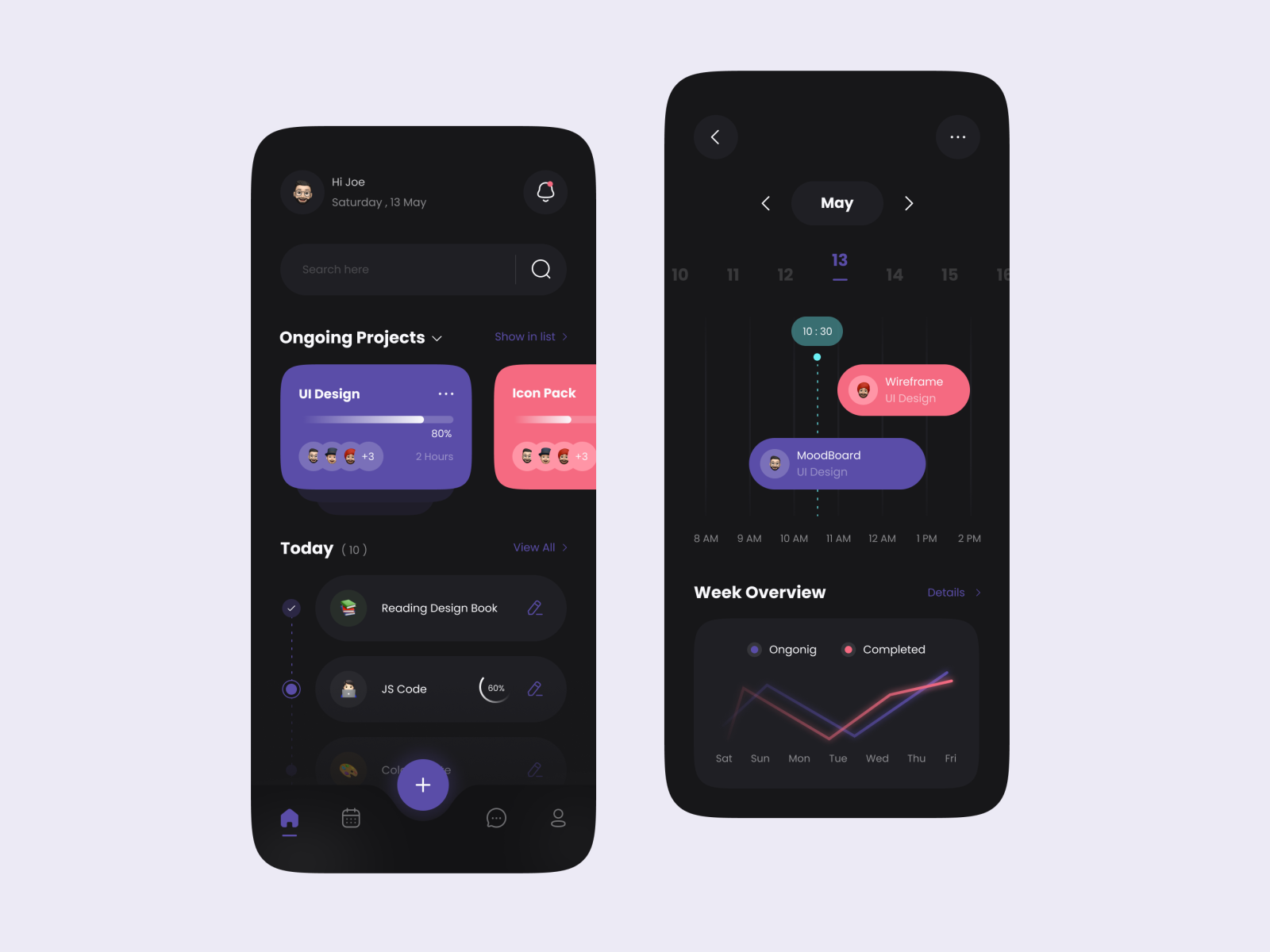 Task Manager - App Design by Lyli Aghajan for Dosage Studio on Dribbble