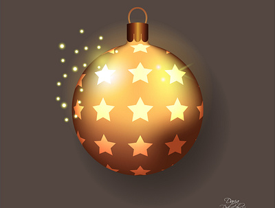 Christmas tree decoration art christmas christmas party decoration design illustration star toy