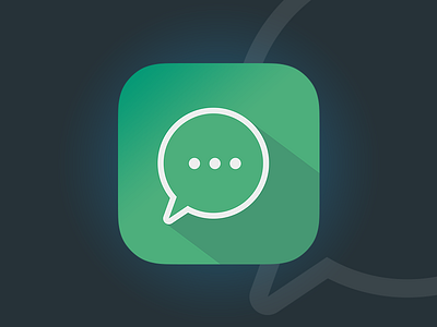 WhatsApp icon redesign cool flat green icon interface redesign shadow ui usability whatsapp