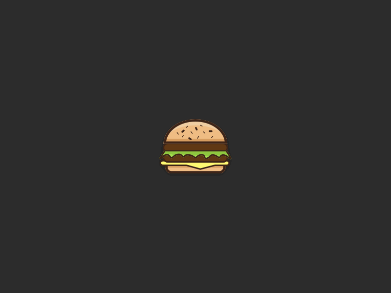 Hamburger loader animation app data design food food and beverage gif hamburger illustration loader restaurant ui user experience ux vector waiting web