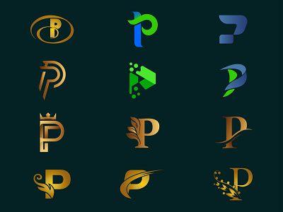 P letter Logo Pack