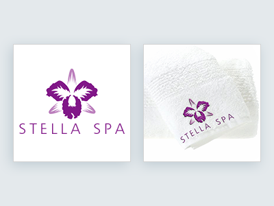 Stella Spa branding identity logo