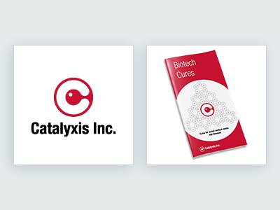 Catalyxis biotechnology branding c identity logo