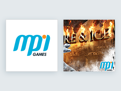 Mpi Games ball branding games identity logo paddle