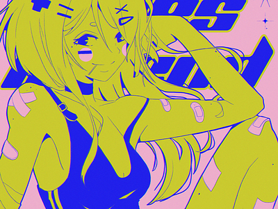 Arts abstract anime design illustration ipad pro logo poster texture