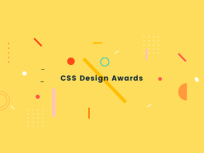 CSS Design Awards abstract award branding css design float geometric grid layers layour party shape