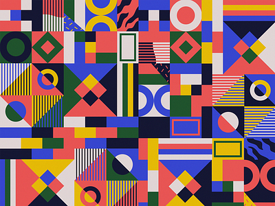 Wrapping paper by Mercedes Bazan on Dribbble