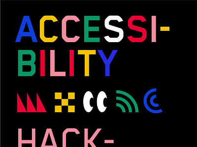 Accessibility Hackathon Poster