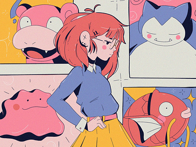 Pokefight 2019 anime illustration pokefight pokemon poster texture