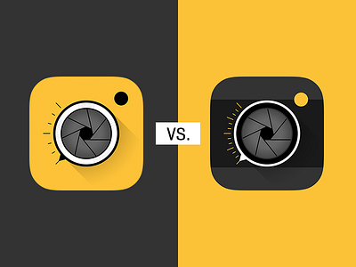 Camera Icon Fight aperture blades camera icon ios leica rangefinder ui