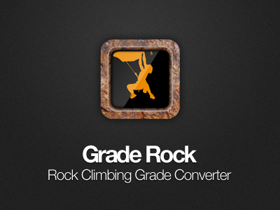 Grade Rock App climbing icon iphone