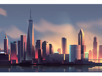 Nyc Neon by Romain Trystram on Dribbble