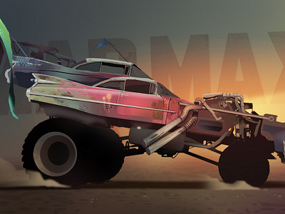 Mad Max Cadillac by RomainTrystram on Dribbble