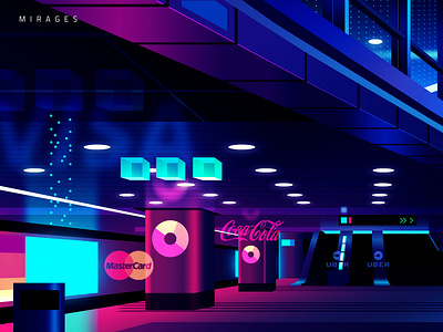 Mirage_series_15 architecture blade runner city environment film futur game illustration neon photoshop retro syfy vector wallpaper