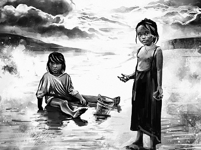 Shell Friends children friend illustration painting pearl philippines shell
