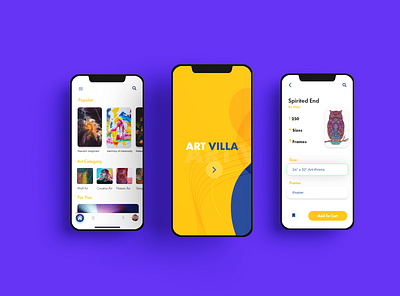 Art Store App appdesign art artstore online store ui ux