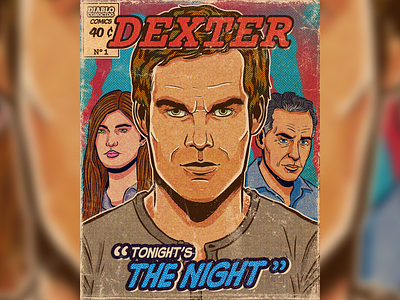 Dexter comic book cover