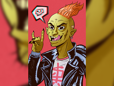 Roger Klotz character color disney doug illustration nickelodeon pain tool sai photoshop tv tv shows