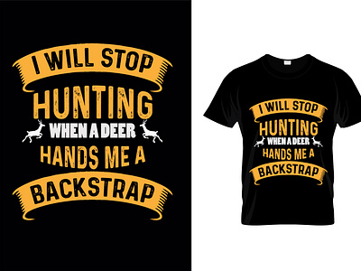 hunting t-shirt design