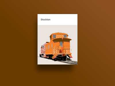 Train Illustration adobe illustrator app card dark design icon illustration logo sketchapp ui vector web