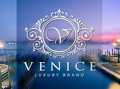 Venice - Luxury Logo brand design brand identity branding classic feminine logo design luxury brand luxury logo ornament vintage logo